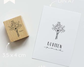 Stamp bouquet | bouquet | spring bouquet | summer bouquet | dried flowers | Christmas bouquet - perfect for cards for many occasions