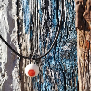 Pendant, glass ball, glass jewellery, necklace, handmade, glass blower