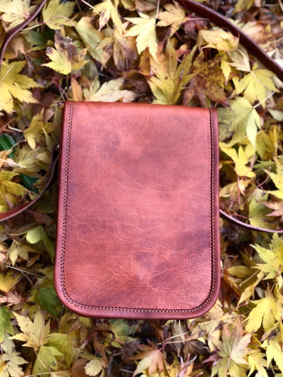 Rustic leather purse cheap