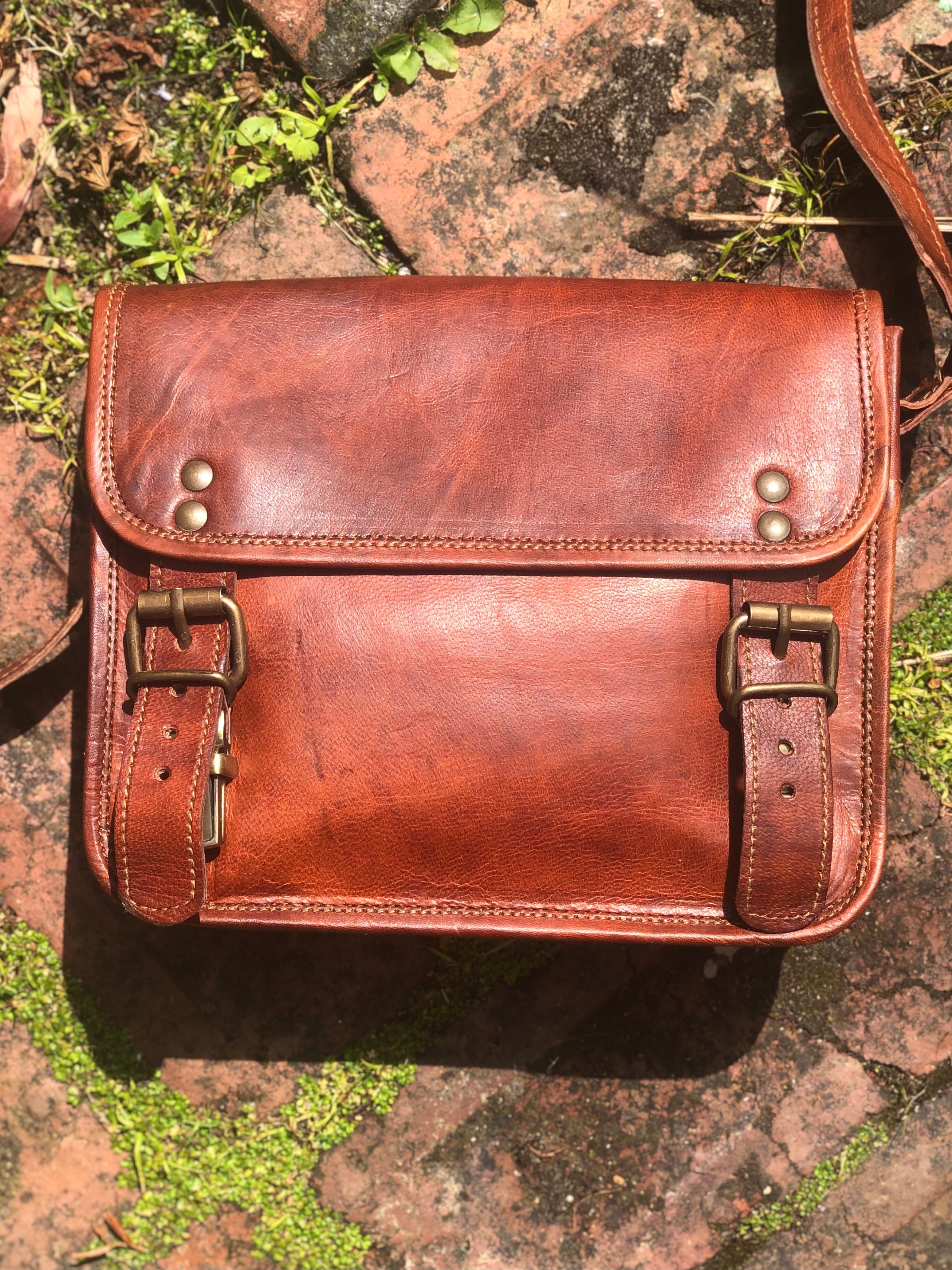 Messenger Bag, Distressed Buffalo – GTMoriginals