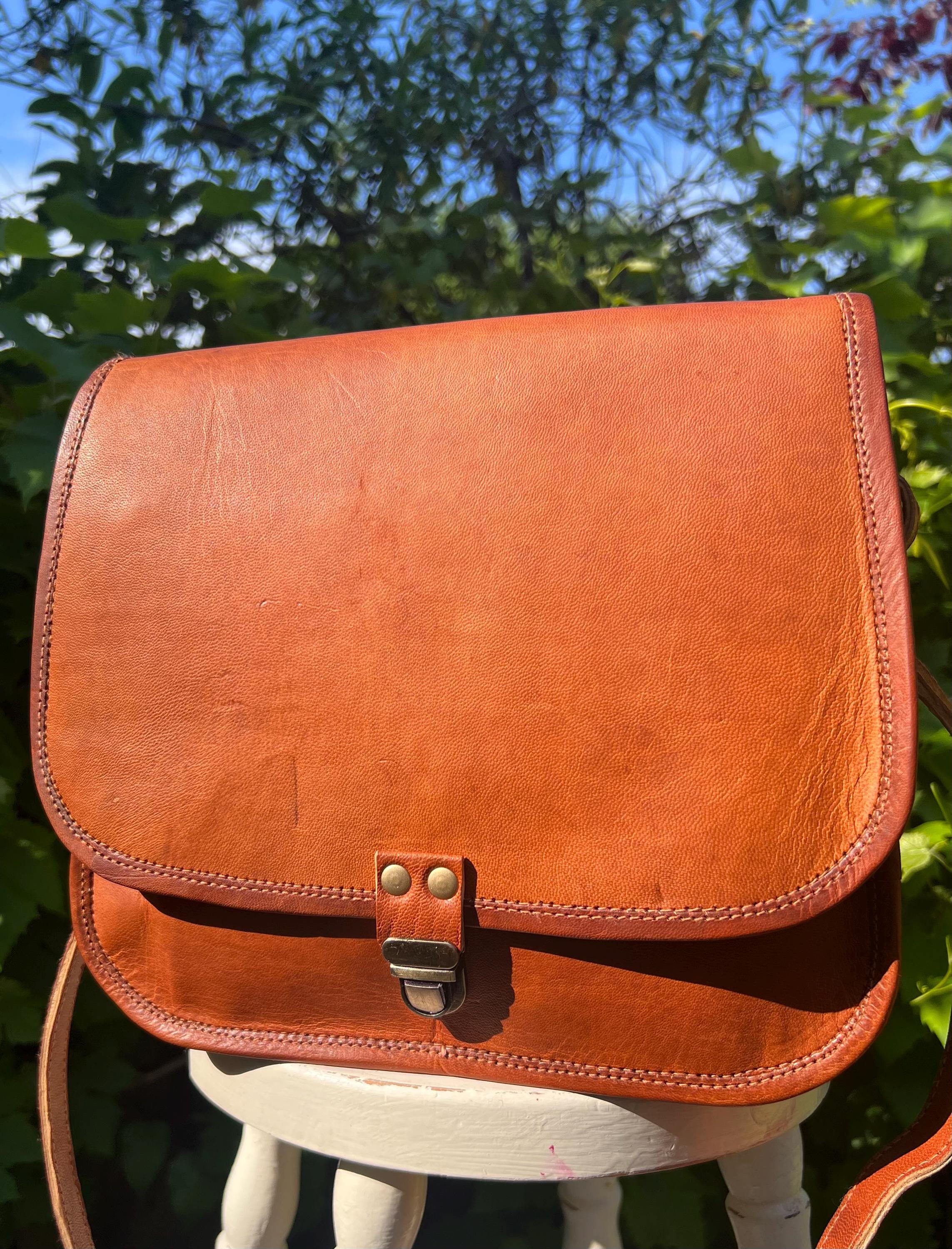 70s leather bag - Etsy 日本