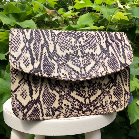 Snakeskin print bag hotsell
