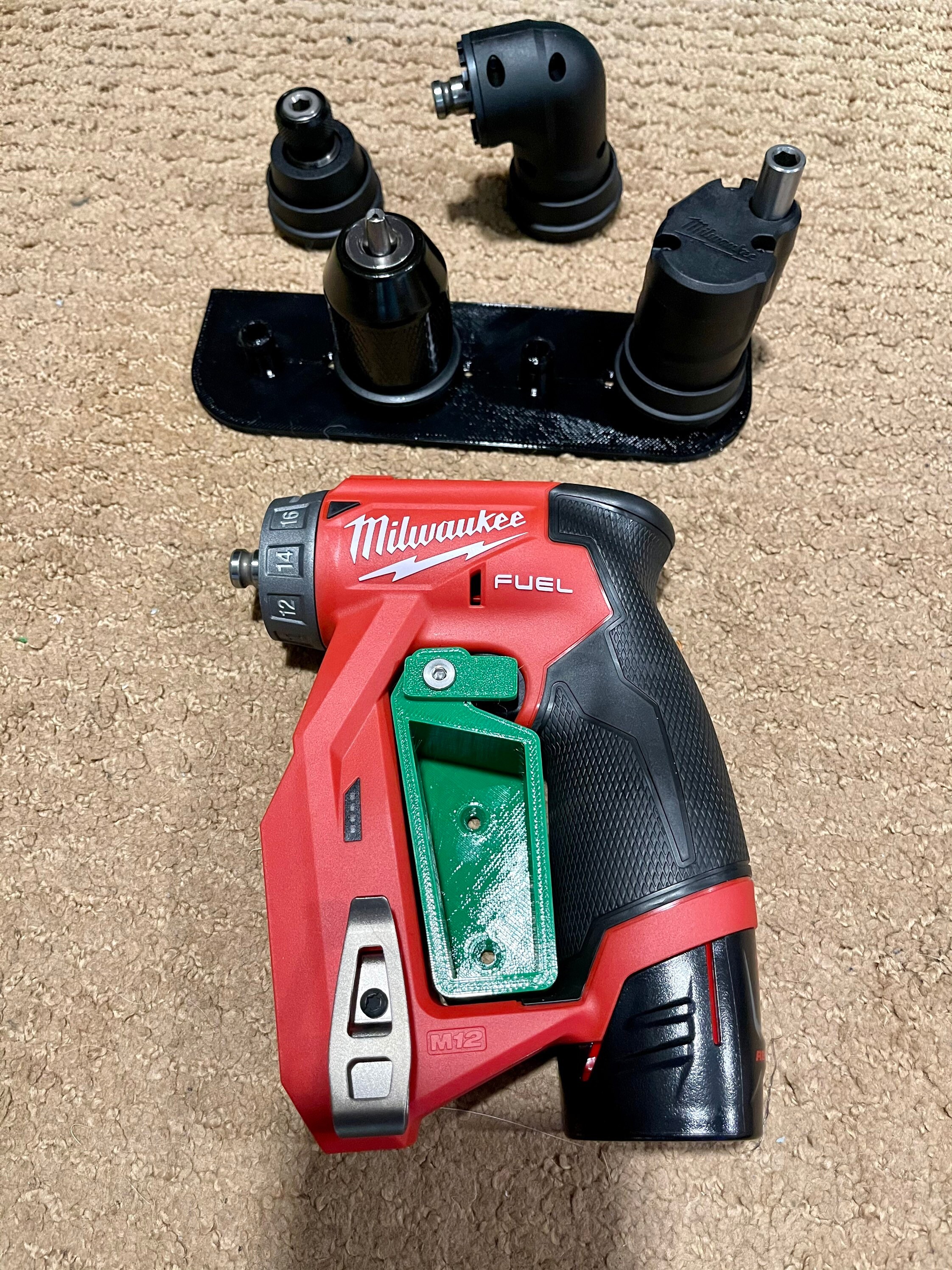 Milwaukee M12 Installation Driver Storage Mounts 2505 Etsy