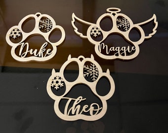 Custom Christmas Ornaments - Dog - Cat - Memorial