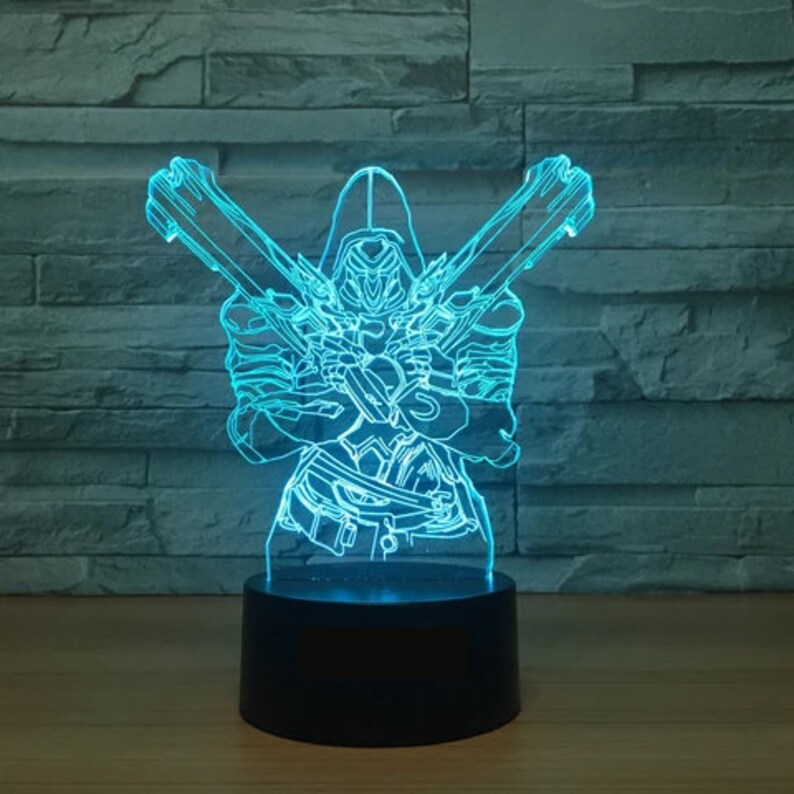 Download Overwatch Reaper 3D Illusion acrylic led lamp. This cnc ...