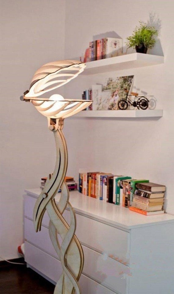 seashell floor lamp