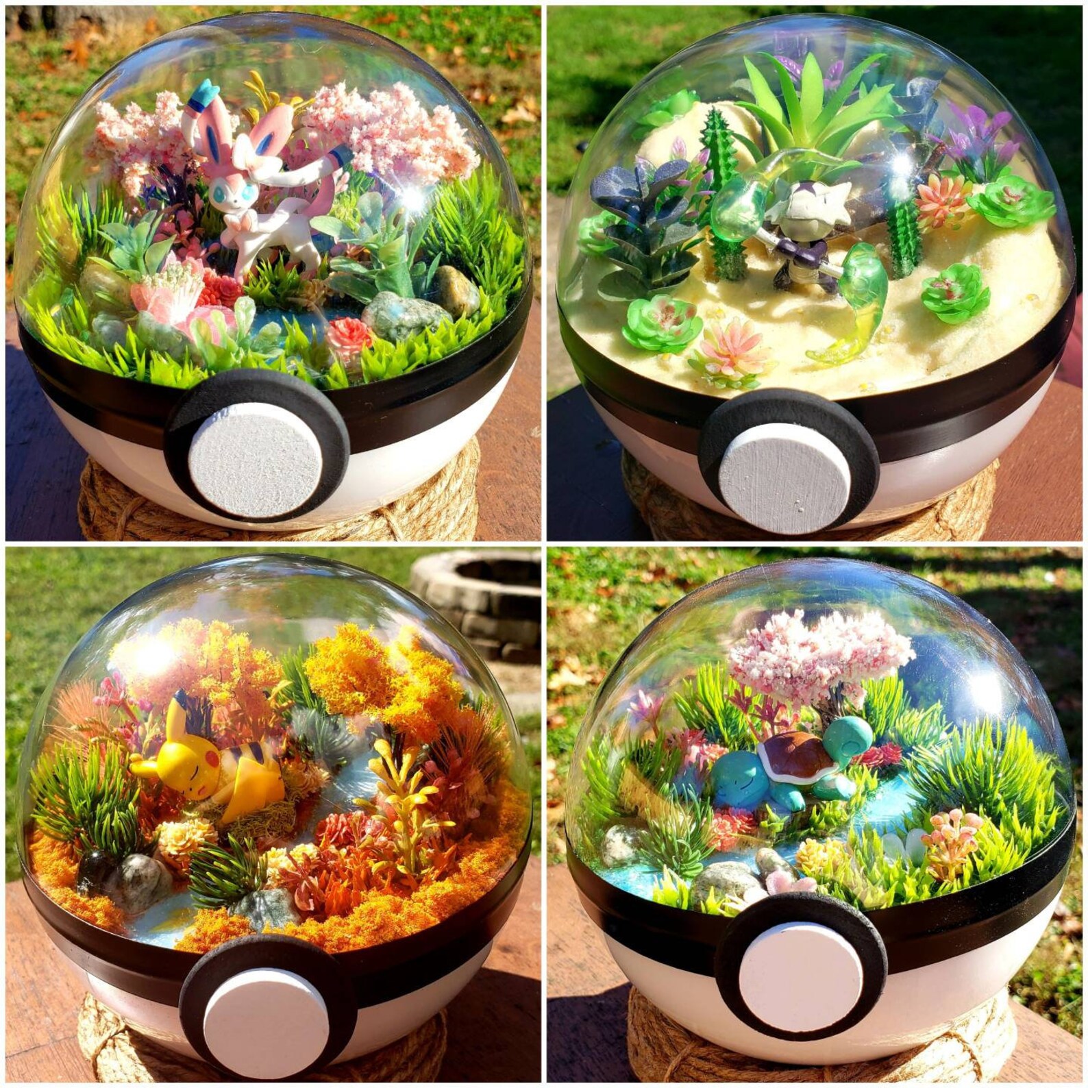 Pokemon Terrarium Custom Made Extra Large / Diorama / Pokeball Etsy