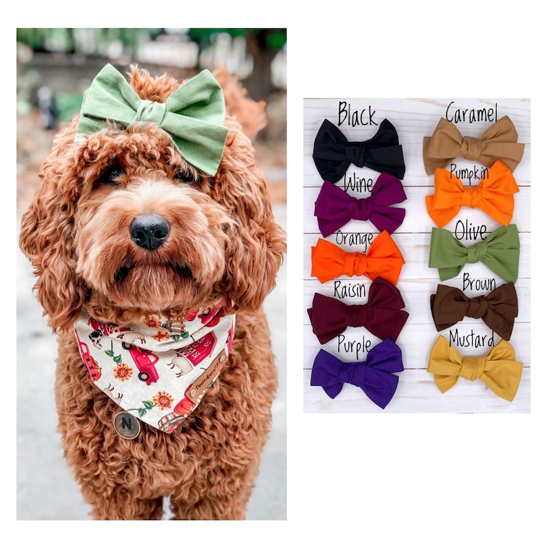 Dog Hair Bow Pinwheel Dog Hair Clip Dog Bows Hair Clip for Etsy