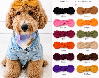 Handmade Dog Hair Bow for dogs, Dog Hair Clip, Dog Bows, Hair Clip for Dogs, Hair Bow for Dogs, Clip Bows, Hair Bows