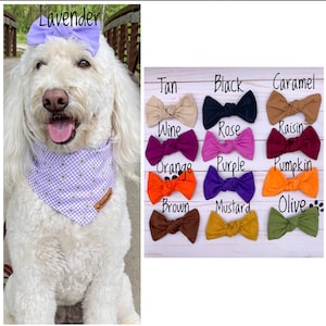 Handgefertigte Hunde Haarschleife, Hunde Haarspange für Welpen, Hundegeburtstag oder Gotcha Day Geschenk, Hunde Mama oder Papa Geschenk, Clip auf Haarschleife für Hunde