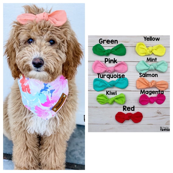 dog bows that stay in