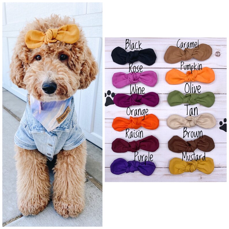 Dog Hair Bow Dog Hair Clip Dog Bows Hair Clip for Dogs Etsy