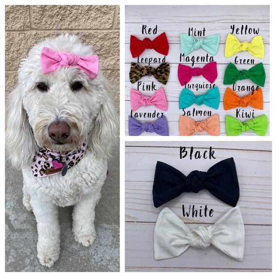 Dog Hair Bow Dog Hair Clip Dog Bows Hair Clip for Dogs Etsy