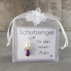 Schutzengel Schlüsselanhänger für dein neues Auto zum Führerschein Prüfung Geschenk Glücksbringer Glückwunschkarte