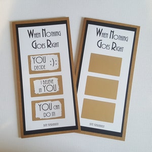 Geschenkkarte zum freirubbeln, Aufmuntern Trost für die beste Freundin Mutter Tochter Schwester braun /weiß