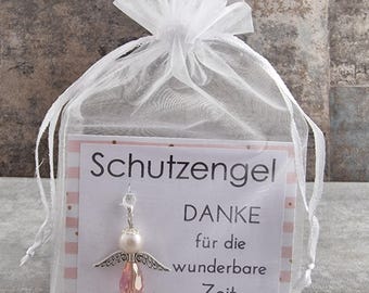 Llavero de ángel de la guarda, regalo: gracias por el tiempo maravilloso, regalo de despedida para educadores, maestros, compañeros de trabajo, jardín de infantes.