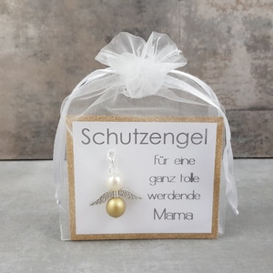 Schutzengel Schlüsselanhänger Geschenk für eine ganz tolle werdende Mama Glücksbringer Engel Glückwunschkarte Schwangerschaft Baby unterwegs