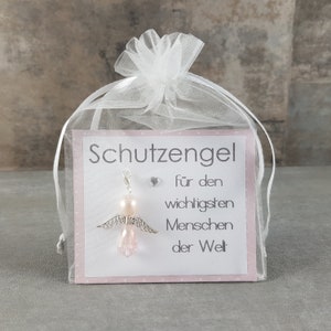 Schutzengel Schlüsselanhänger Geschenk für den wichtigsten Menschen der Welt, Glücksbringer, Glückwunschkarte, Geburtstagsgeschenk, Danke
