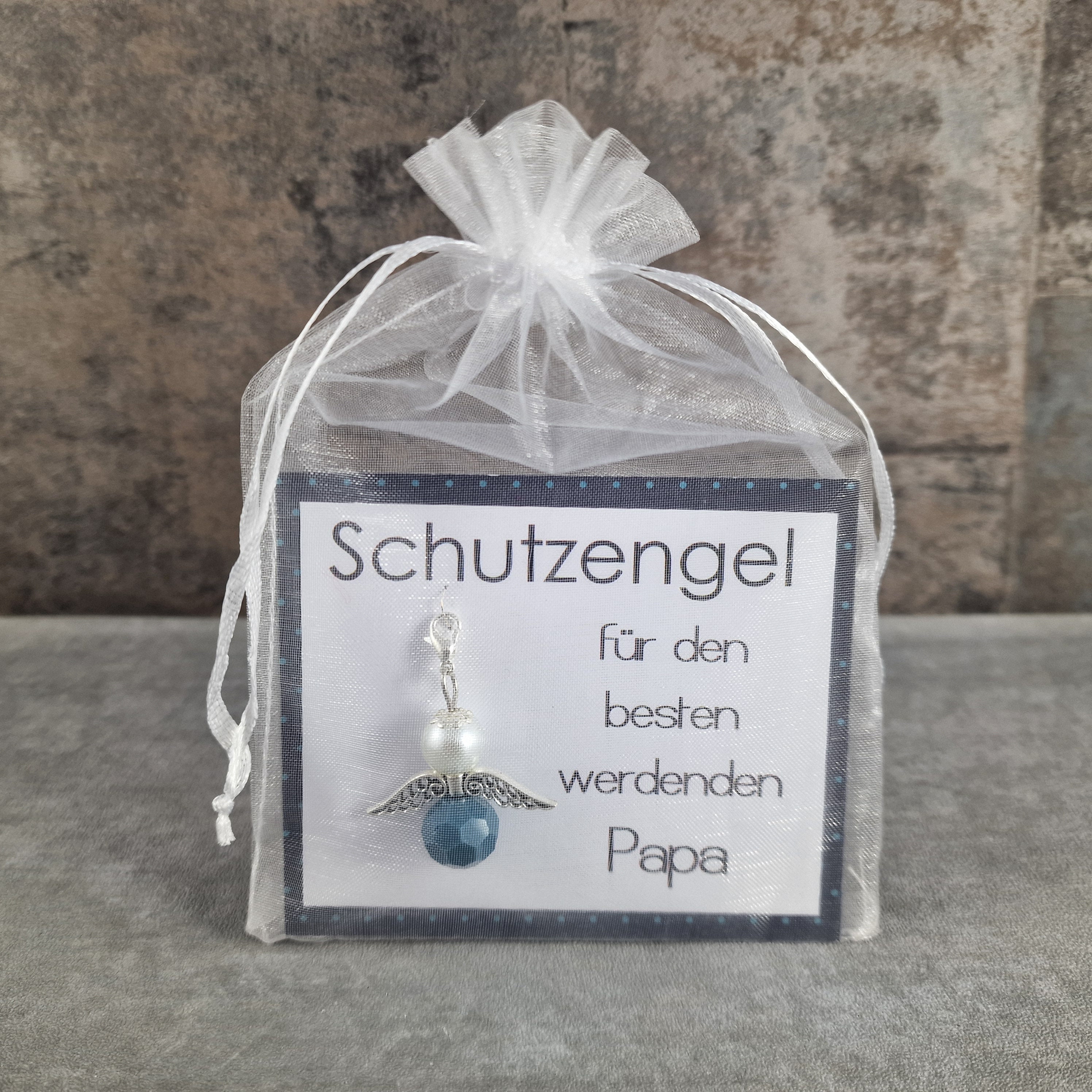 Depesche Schutzengel Schlüsselanhänger – Metall-Anhänger Mit Liebevoller Botschaft Für Papa