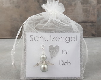 Schutzengel Schlüsselanhänger für Dich - Geschenk Glücksbringer Geburtstag Wichtelgeschenk Adventskalenderfüllung Weihnachtsgeschenk