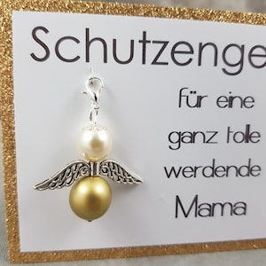 Geschenkset Für Werdende Mütter - Schutzengel Schlüsselanhänger & Babyparty Geschenke Mit Socken & Taschen