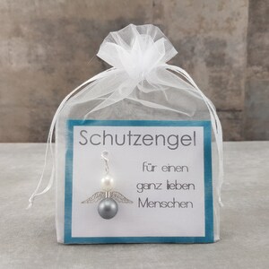 Schutzengel Schlüsselanhänger Geschenk für einen ganz lieben Menschen - Glücksbringer, Adventskalender Wichtelgeschenk Weihnachtsgeschenk