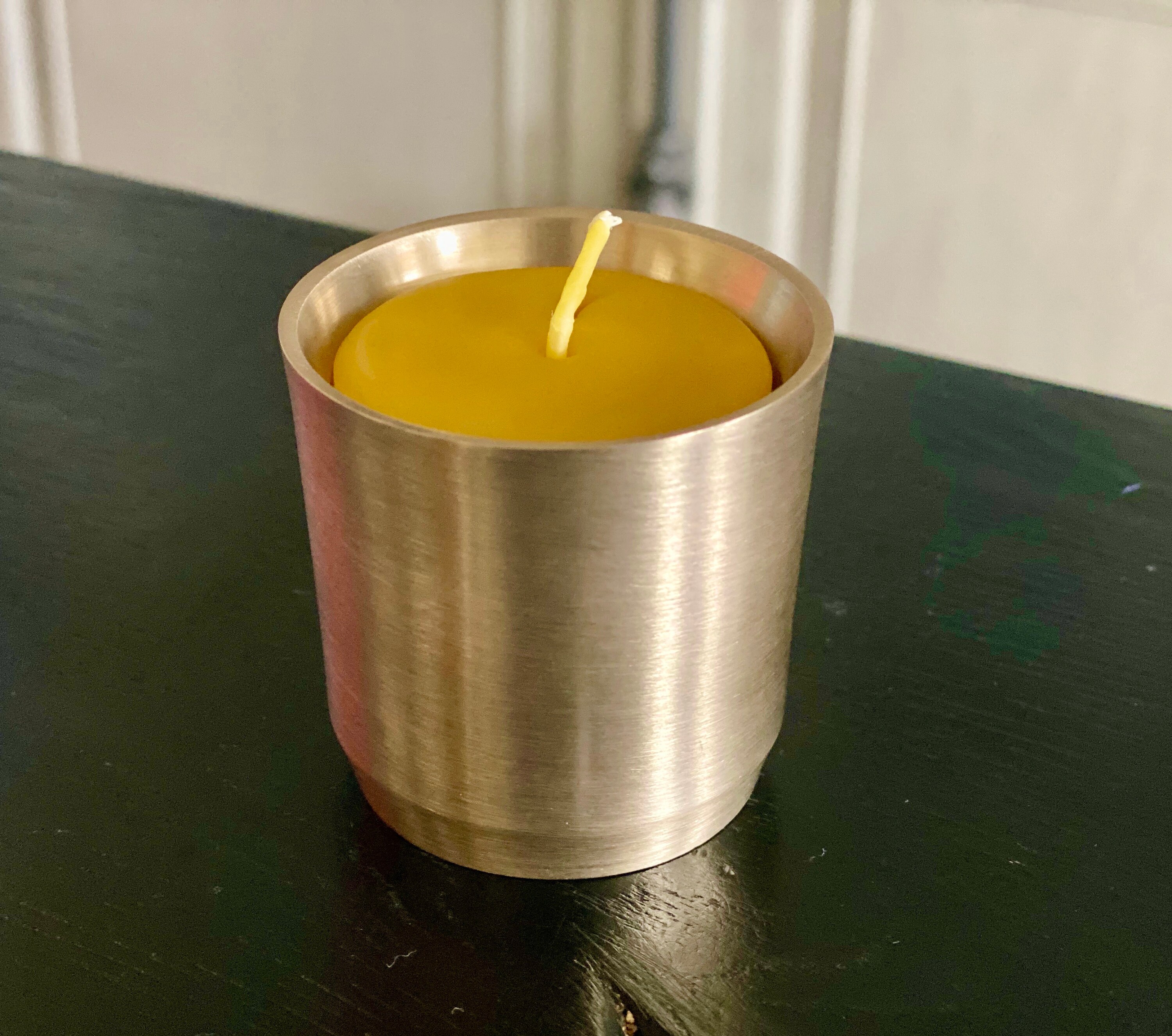 Votive Holder Solid Heavy Brass. SelfDesigned Handmade by Etsy