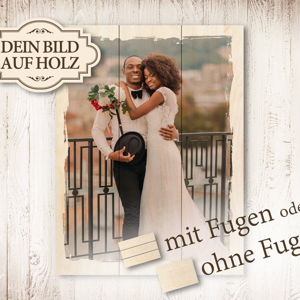 Hochzeitsfotografie - Fotograf - Abzug auf Holz - Fotoabzug - Zusatzleistung Fotoabzüge Hochzeistfotograf - Bilder Fotostudio