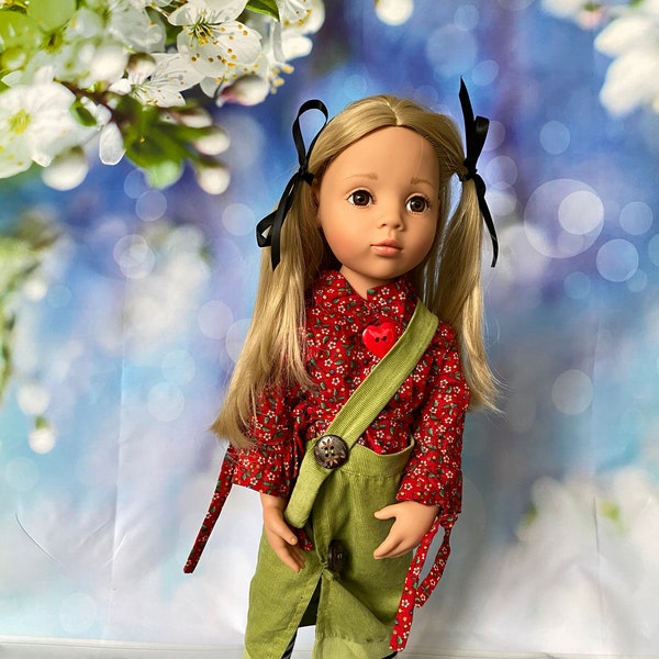 BOHO CHIC. A clothing set for Gotz, American girl, Zwergnase Junior, Our generation, AGFAT, Madame Alexander, and similar 16-18 inch dolls