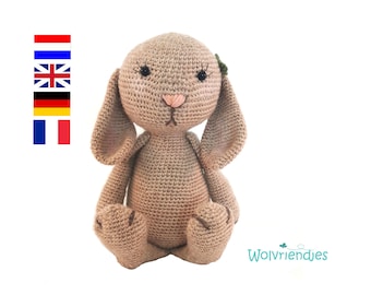 Virkmönster HABBIT, ullvännen - amigurumi - virkmönster