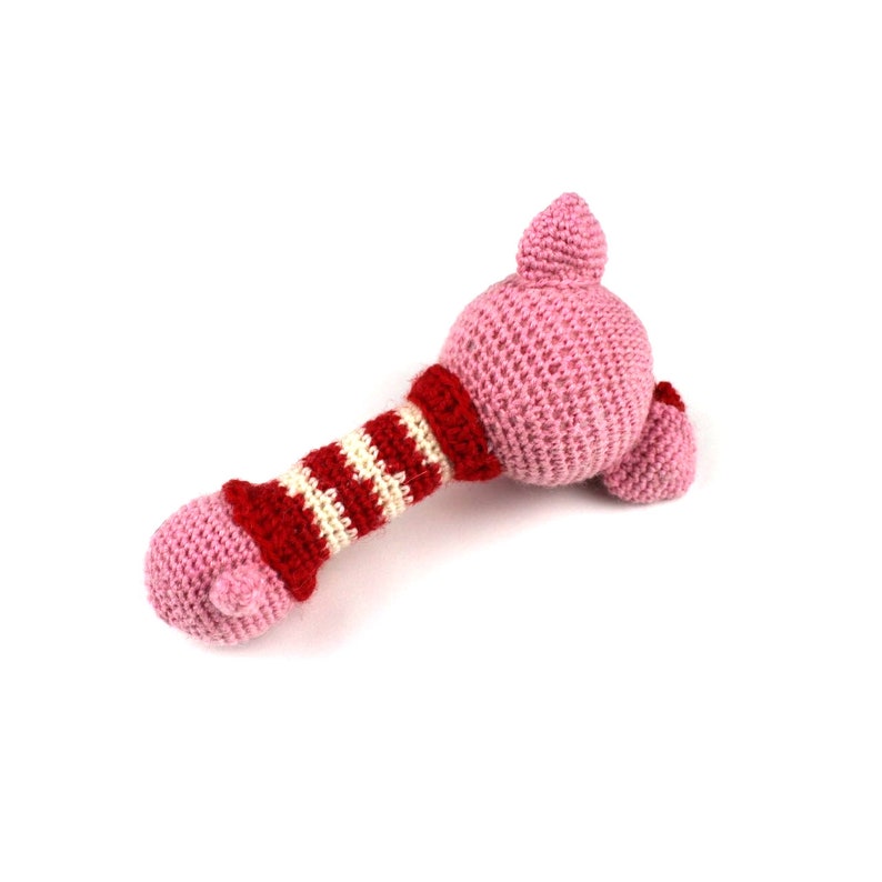 crochet pattern Haakpatronen VARKEN rammelaar /& kroeldoekje amigurumi combipakket: knuffel