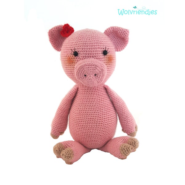 Crochet pattern PIG, the wool friend - amigurumi - crochet pattern