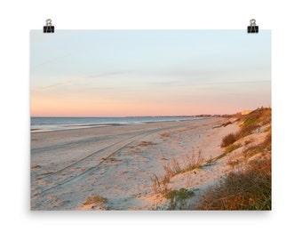Beach photo, sunrise print, Kiawah Island print, Charleston print, home decor, gallery wall art, sunset, wall decor, home decor