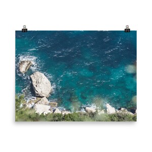 Capri print, Capri wall art, Capri photo, Capri Italy, Italy wall art, Ocean wall art, Mediterranean prints, travel prints, Italy Prints