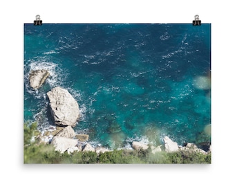 Capri print, Capri wall art, Capri photo, Capri Italy, Italy wall art, Ocean wall art, Mediterranean prints, travel prints, Italy Prints