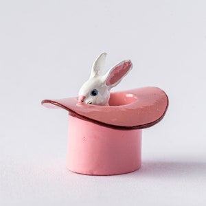 Magician's Hat with Rabbit Pink