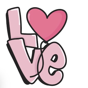LOVE with Heart Balloon Cookie Cutter – Perfect for Valentine’s Day and Romantic Baking!