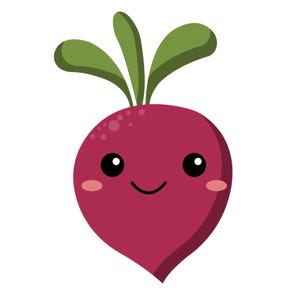 Joli emporte-pièce radis/betteraves - Légumes du jardin Kawaii pour le printemps, Pâques et biscuits au sucre du marché des producteurs