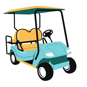 Foremka do ciastek w kształcie wózka golfowego – zabawna foremka do pieczenia ciast w kształcie golfa, fondantu i ciasta – idealna dla miłośników golfa, turniejów i smakołyków o tematyce sportowej