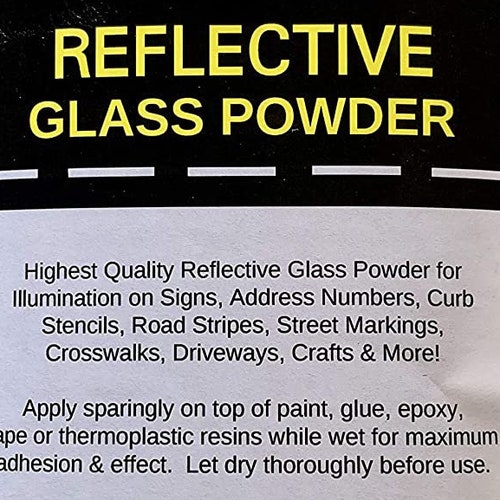 Reflective Glass Powder 1 LB Bag for Traffic Paint Epoxy - Etsy
