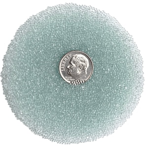 Glass Beads for Weighted Blankets & Crafts (45LBS):  2X the Density of Plastic Pellets - 1/2 the Bulk *Made in the USA*