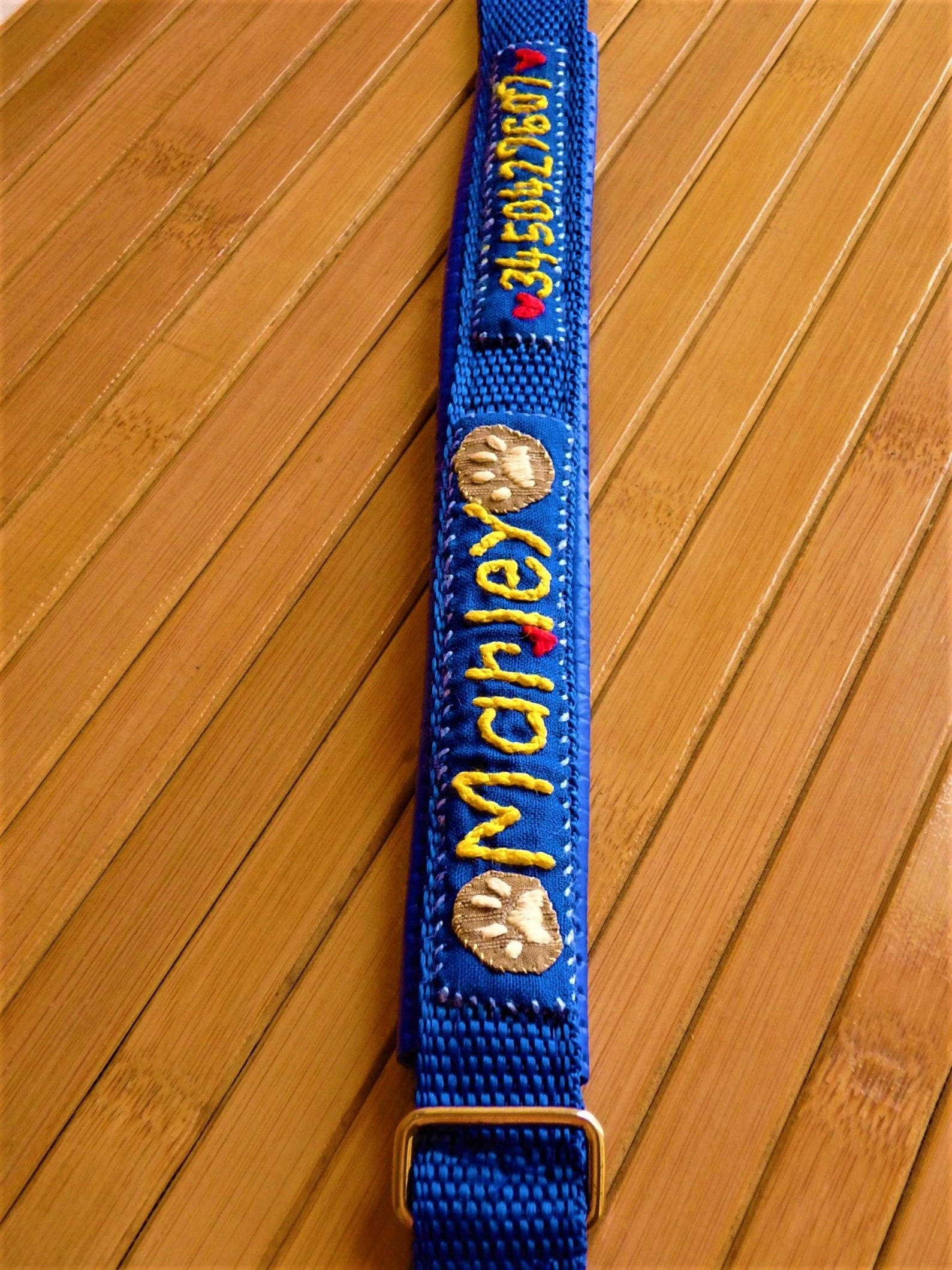 Dog Name Collar Dog Name Tag Collar Dog ID Collar Etsy