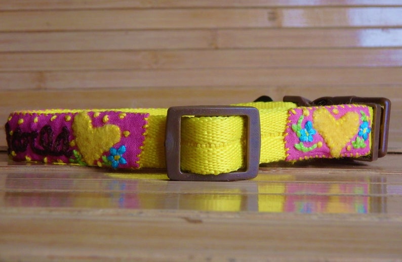 Dog Name Collar Dog Name Tag Dog ID Collar Personalized Dog Etsy