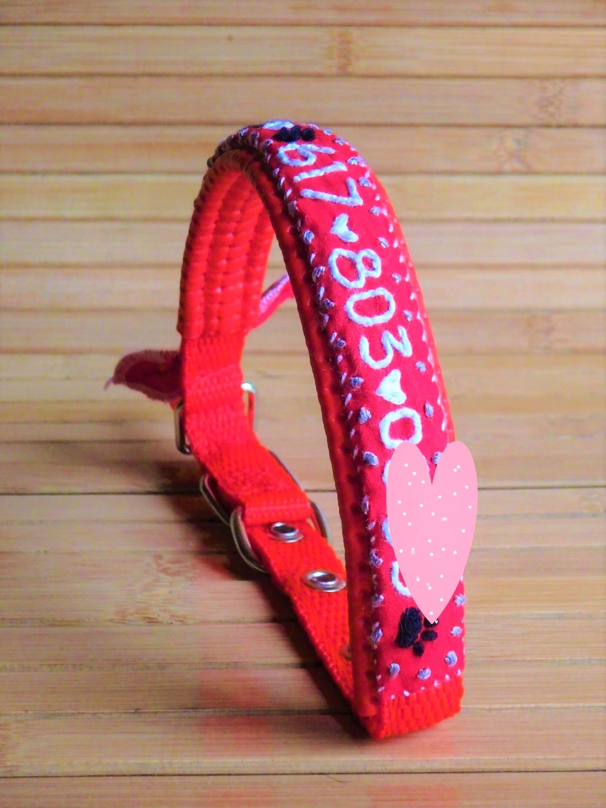 Dog Name Collar Dog Name Tag Collar Dog ID Collar Etsy UK