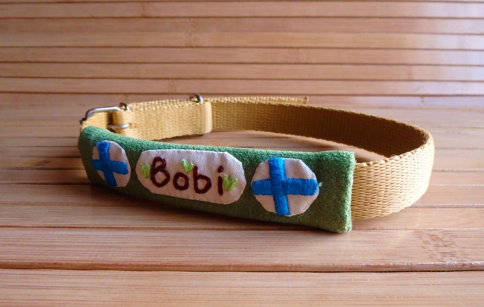 Velcro Name Tag for Dog Collar Harness Leash Velcro Dog ID Etsy