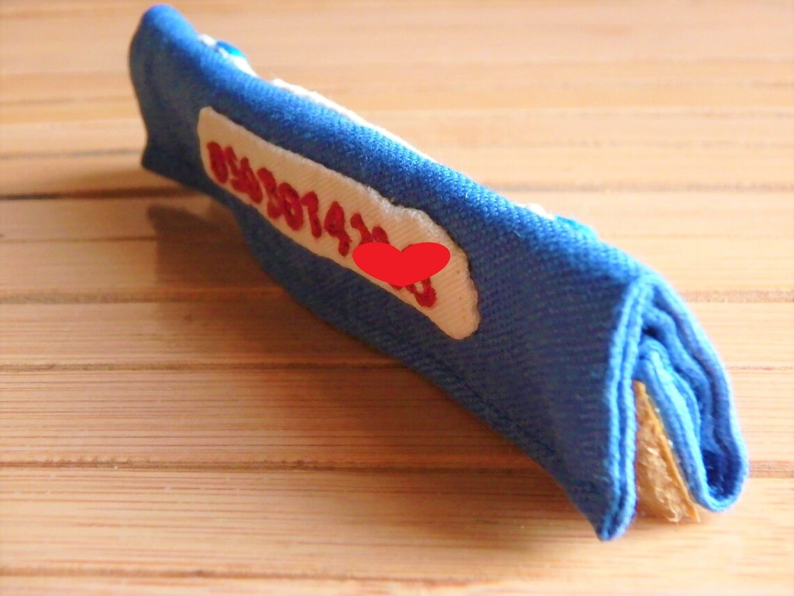 Velcro Name Tag for Dog Collar Harness Leash Velcro Dog ID Etsy