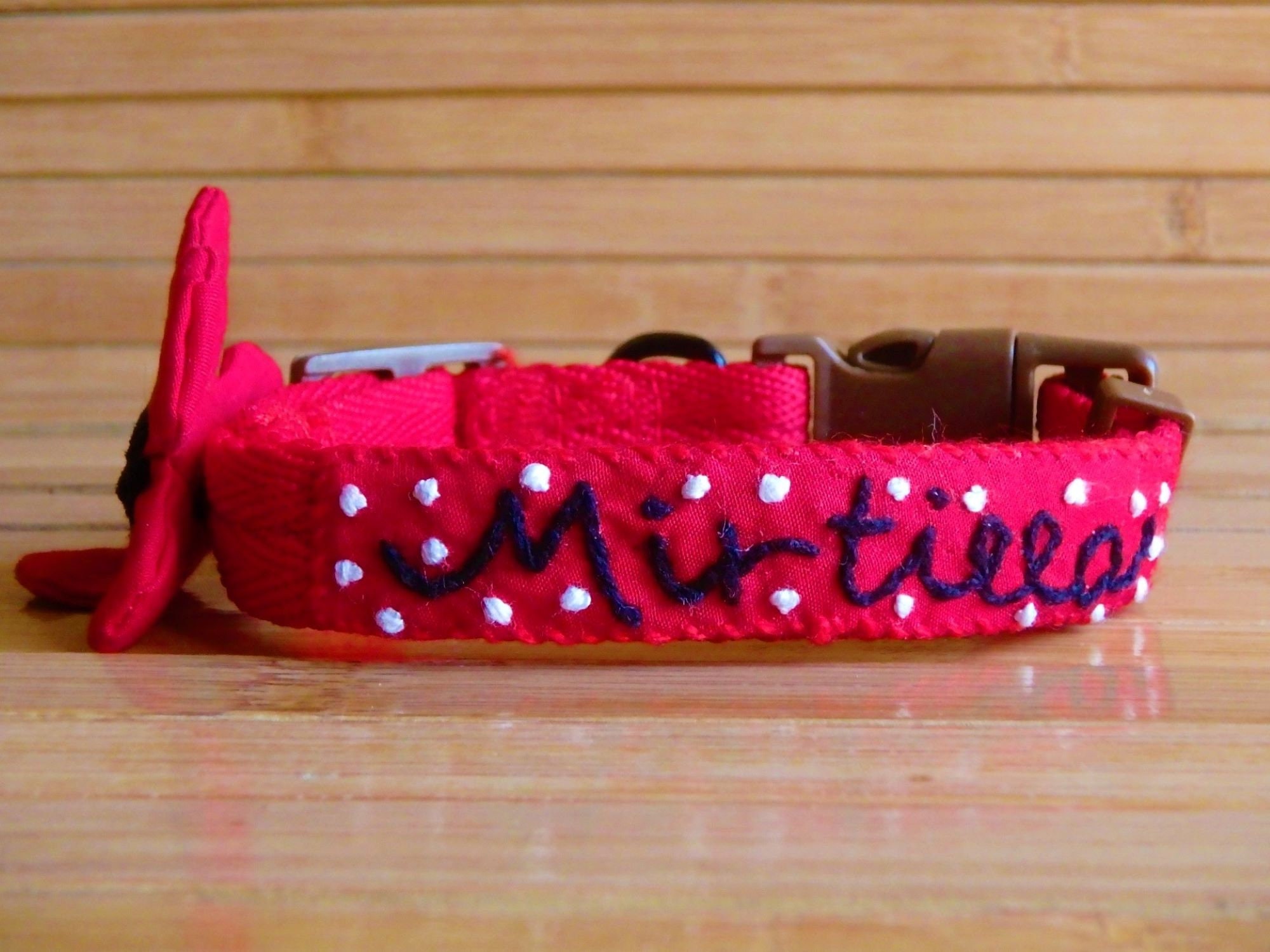 Dog Name Collar Dog Jewelry Dog ID Collar Personalized Dog Etsy