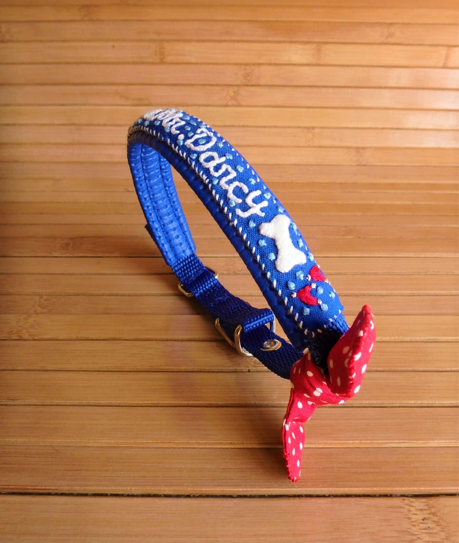 Dog Name Collar Dog Name Tag Collar Dog ID Collar Etsy