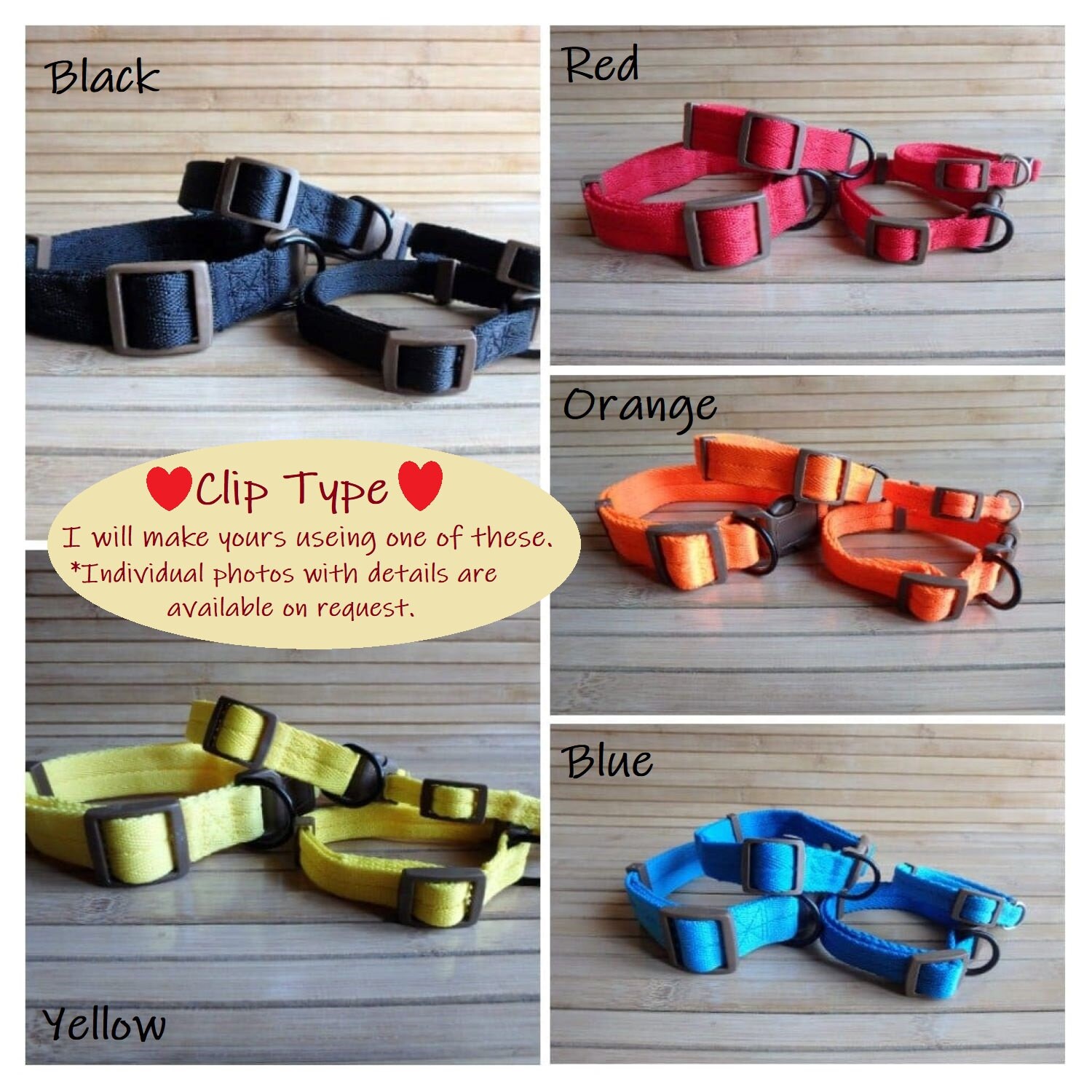 Dog Name Collar Dog Name Tag Collar Dog ID Collar Etsy