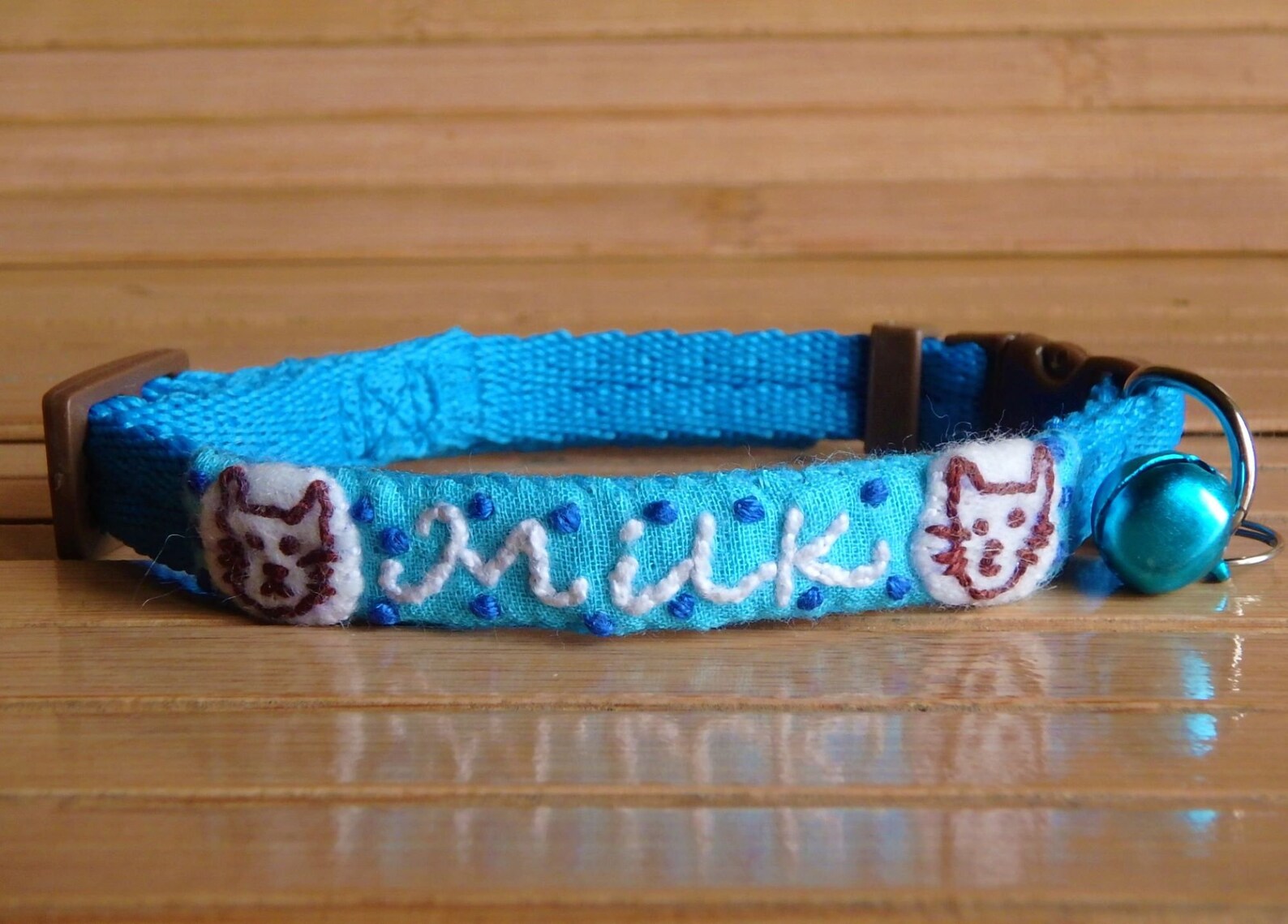 Cat Name Collar Cat Name Tag Cat ID Collar Personalized Cat Etsy